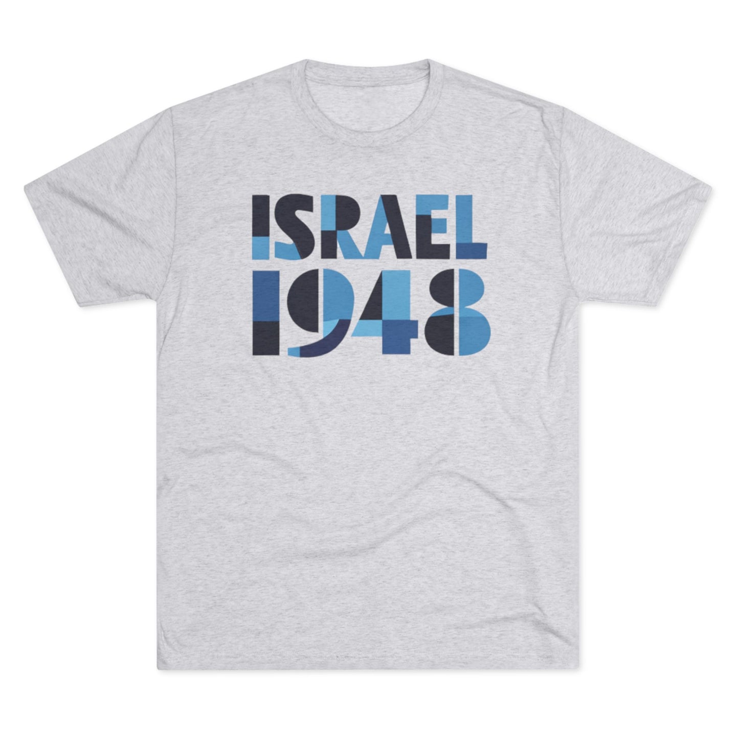 Israel 1948 Unisex Tri-Blend Crew Tee
