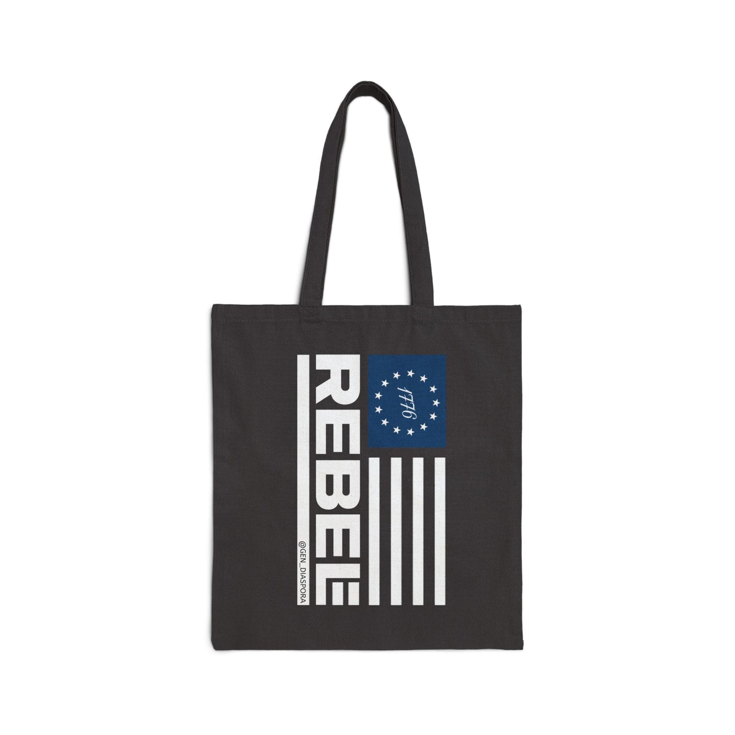 REBEL 1776 Cotton Canvas Tote Bag