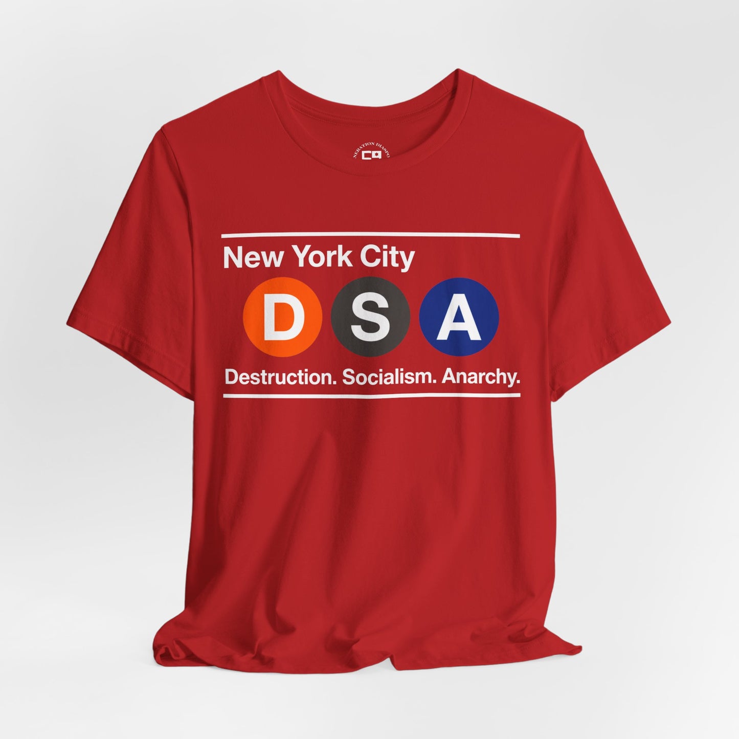 DSA NYC Unisex Jersey Short Sleeve Tee
