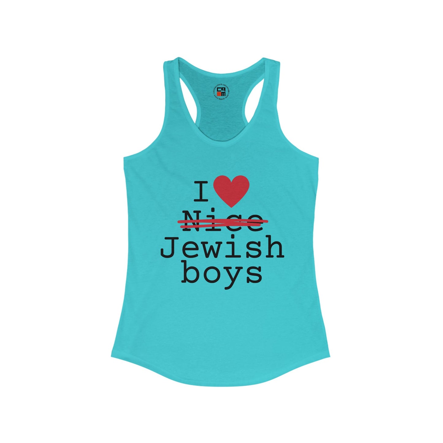 I Heart Jewish Boys Women's Racerback Tank