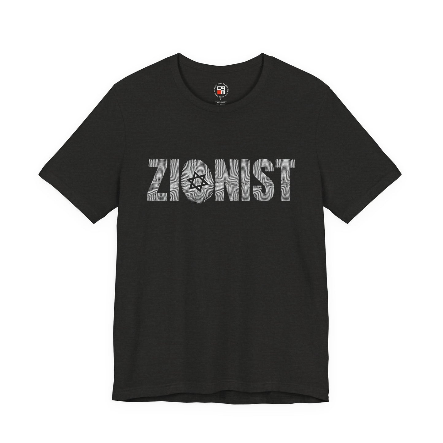 ZIONIST Finger Print Unisex Short Sleeve Tee