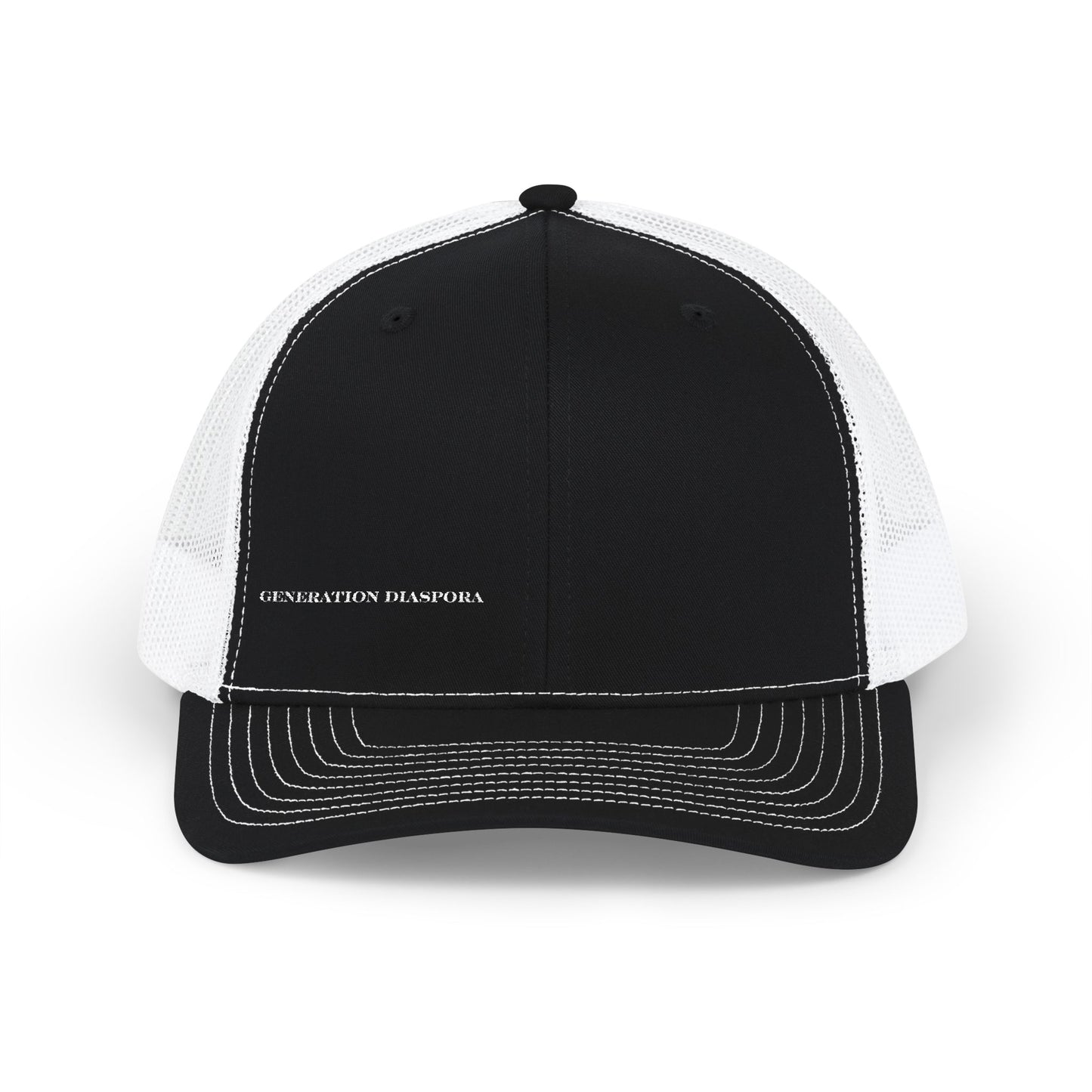 Generation Diaspora Brand logo Snapback Trucker Cap (Embroidery)