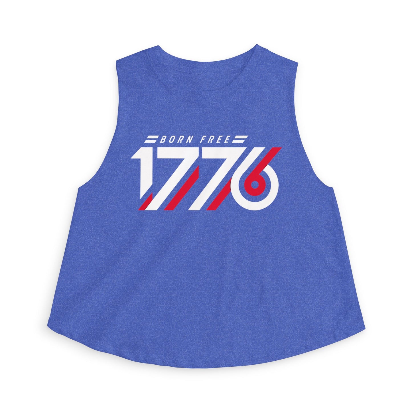 1776 Born Free Women's Crop Top Tank