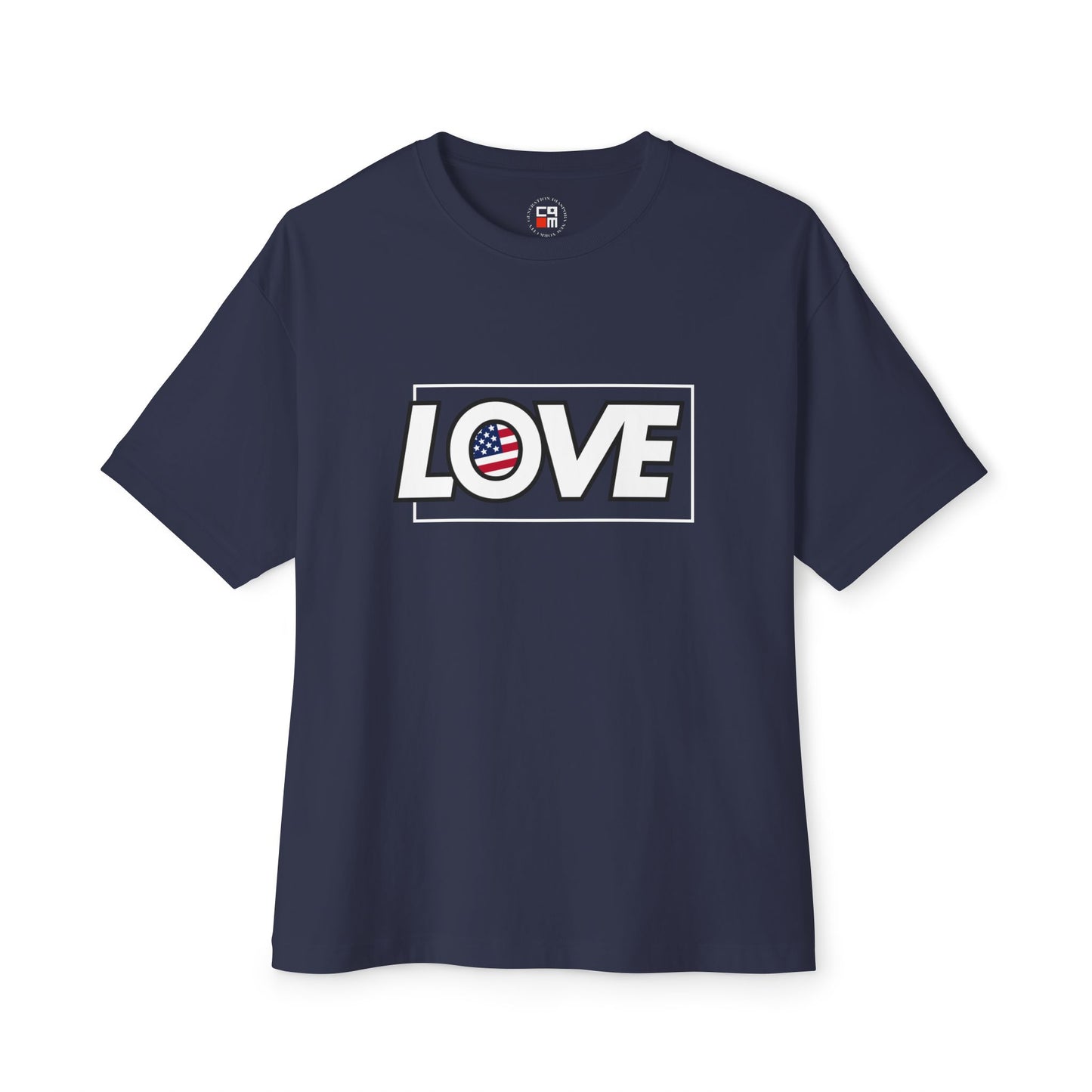 LOVE the USA Unisex Oversized Boxy Tee