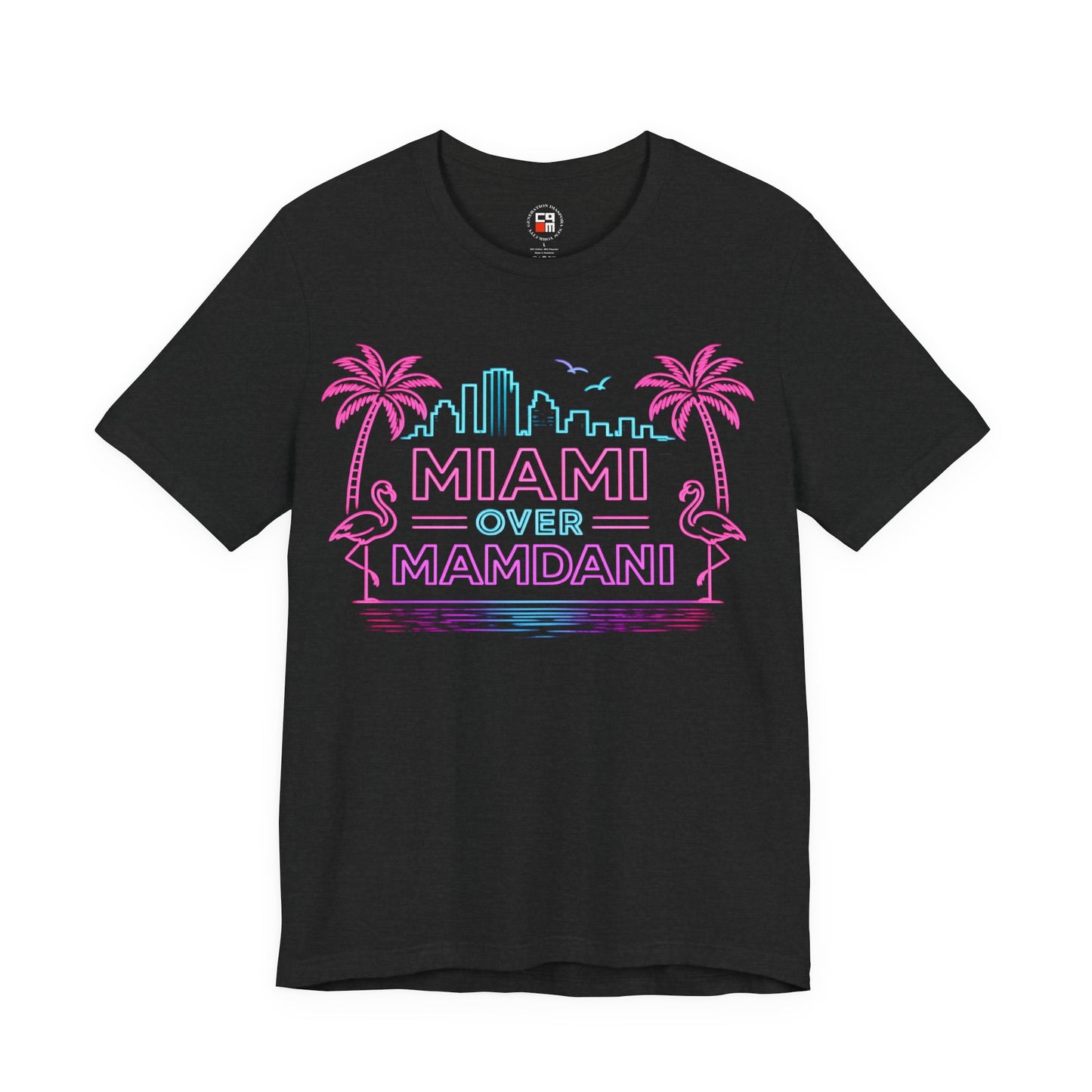 Miami Over Mamdani Unisex Jersey Short Sleeve Tee