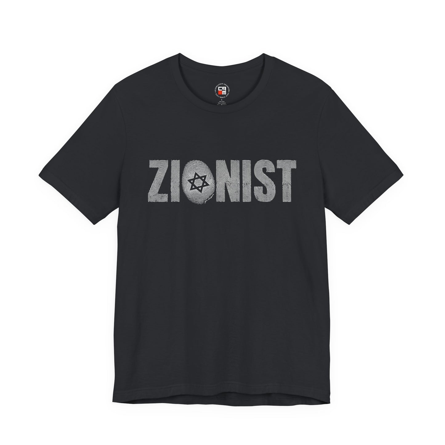 ZIONIST Finger Print Unisex Short Sleeve Tee