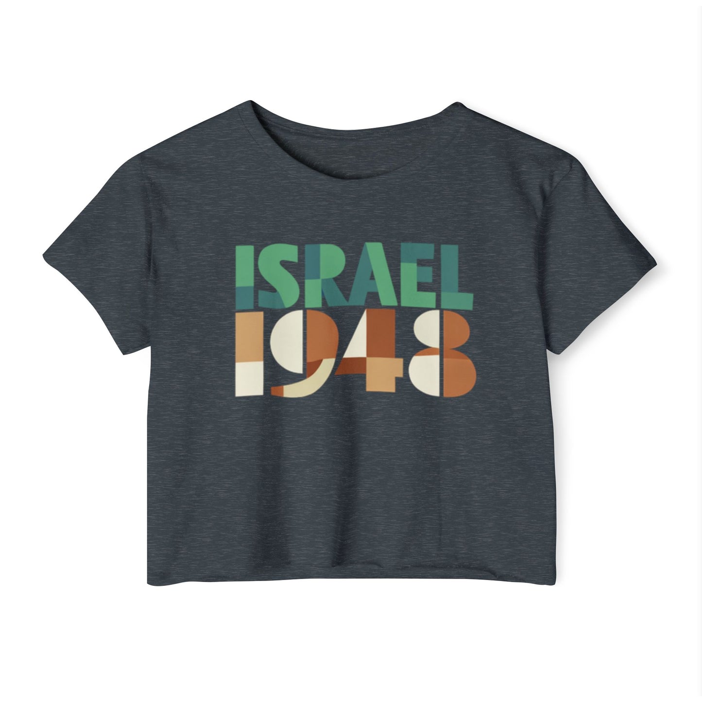 Israel 1948 Women's Festival Crop Top