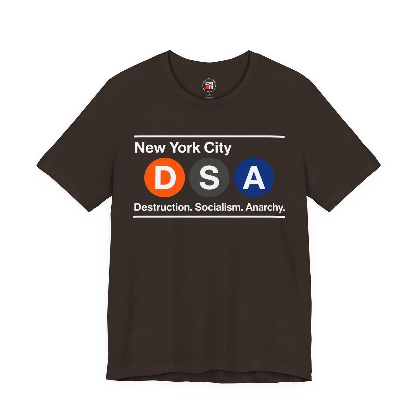 DSA NYC Unisex Jersey Short Sleeve Tee