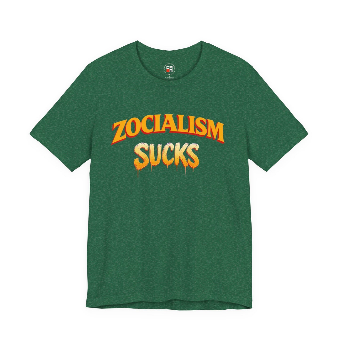 Zocialism Sucks Unisex Jersey Short Sleeve Tee