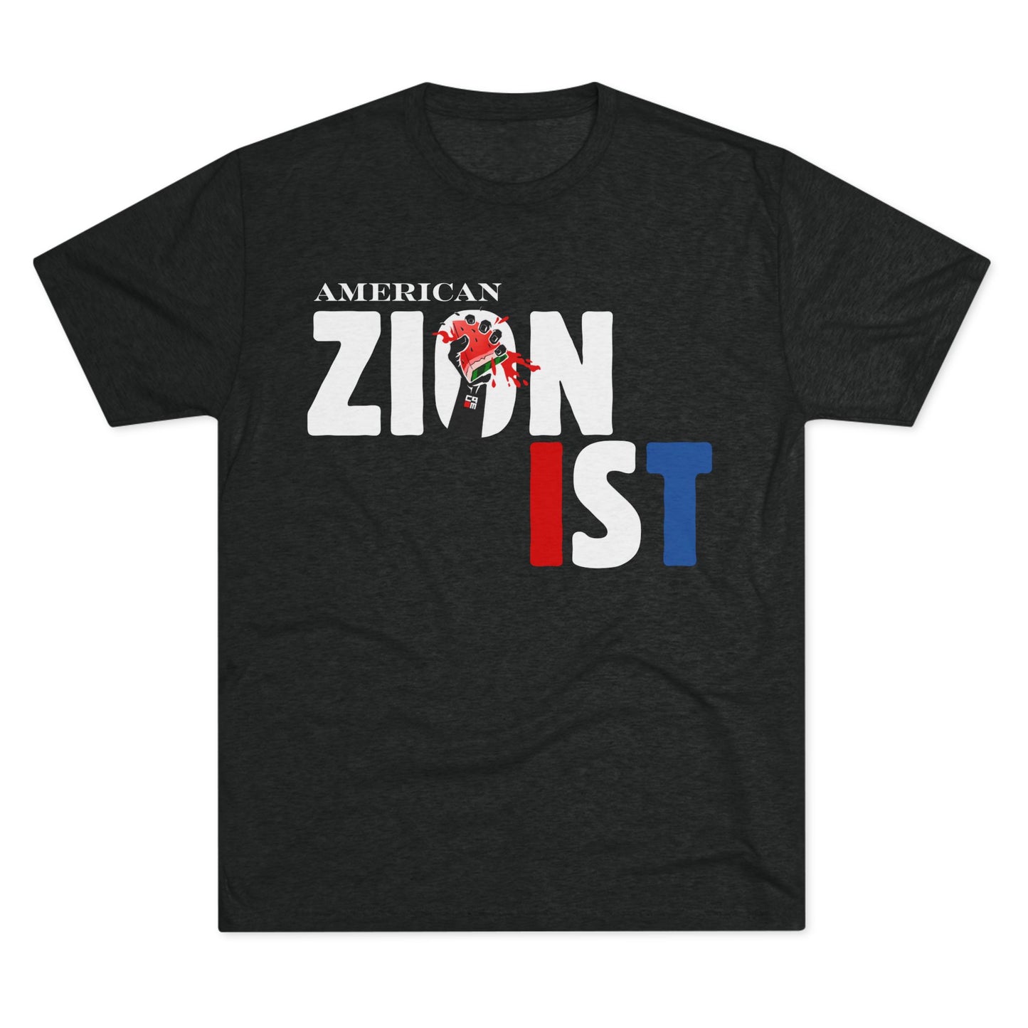 American Zionist Unisex Tri-Blend Crew Tee