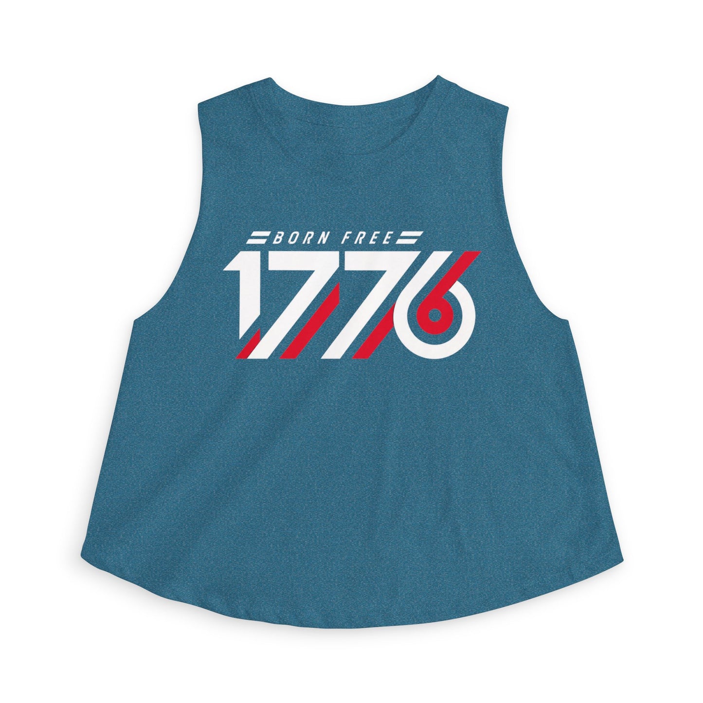 1776 Born Free Women's Crop Top Tank
