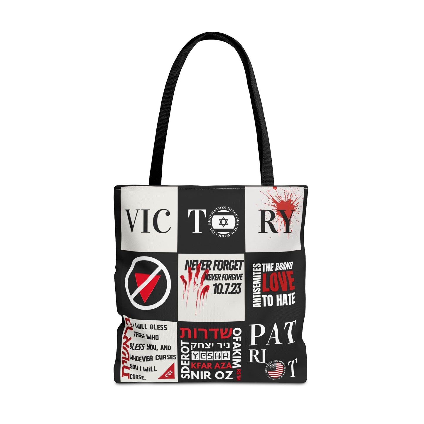 Unfiltered Tote Bag (Black Polyester)