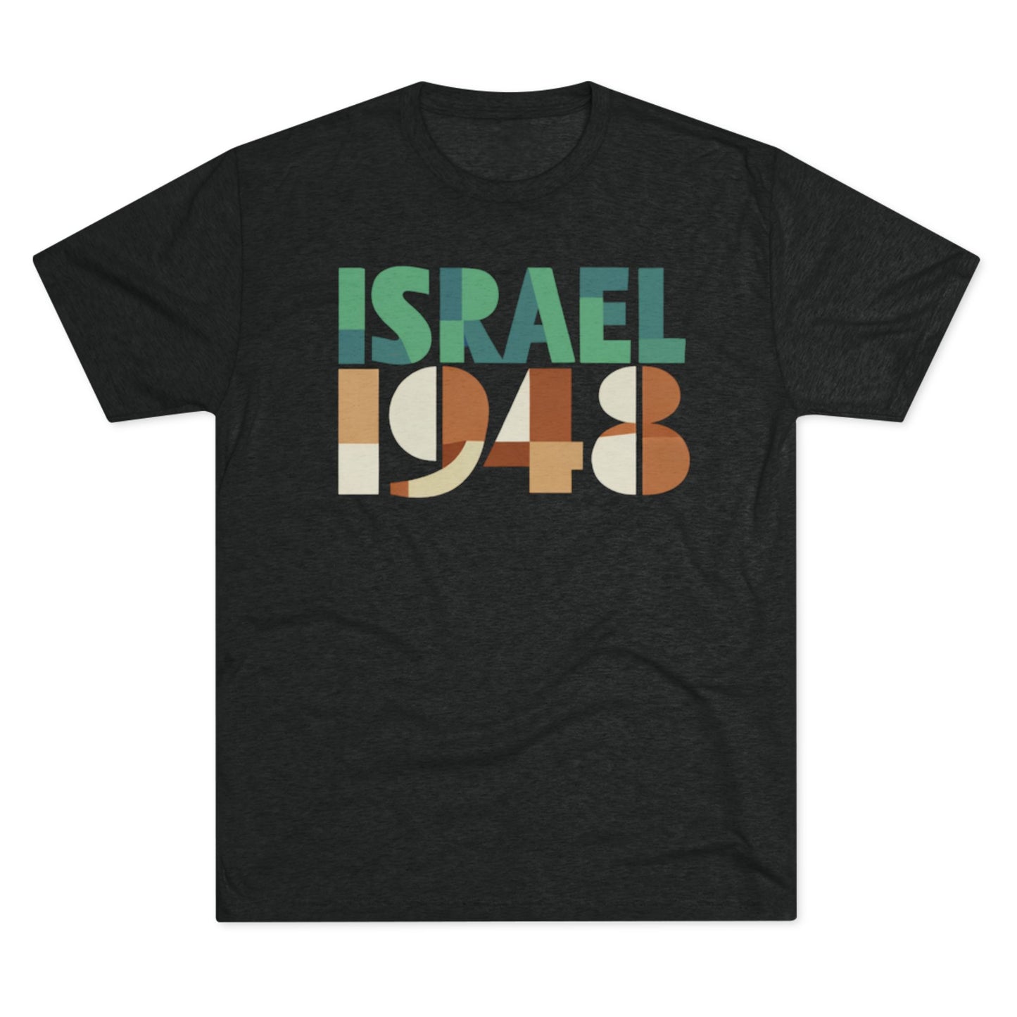 Israel 1948 Unisex Tri-Blend Crew Tee