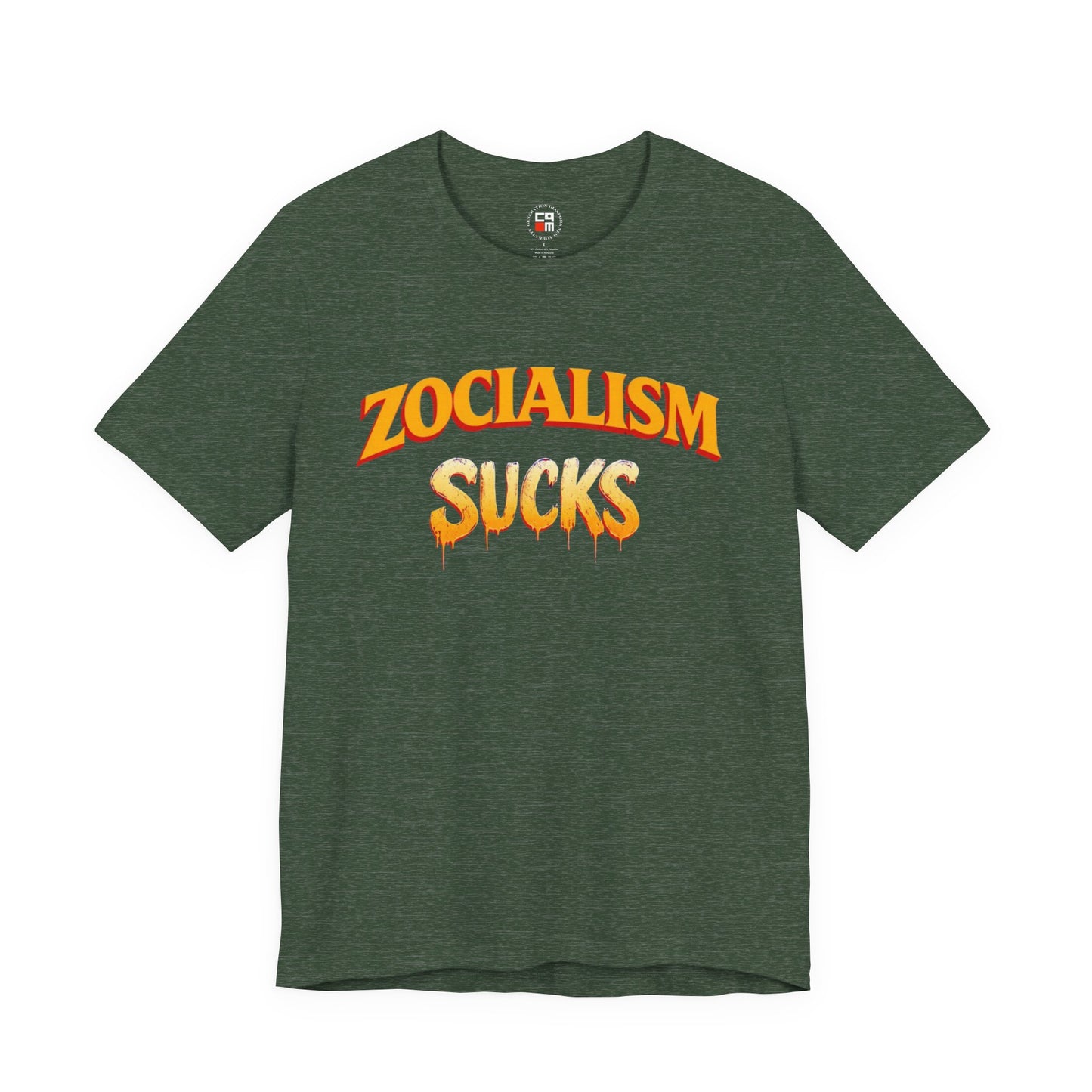 Zocialism Sucks Unisex Jersey Short Sleeve Tee