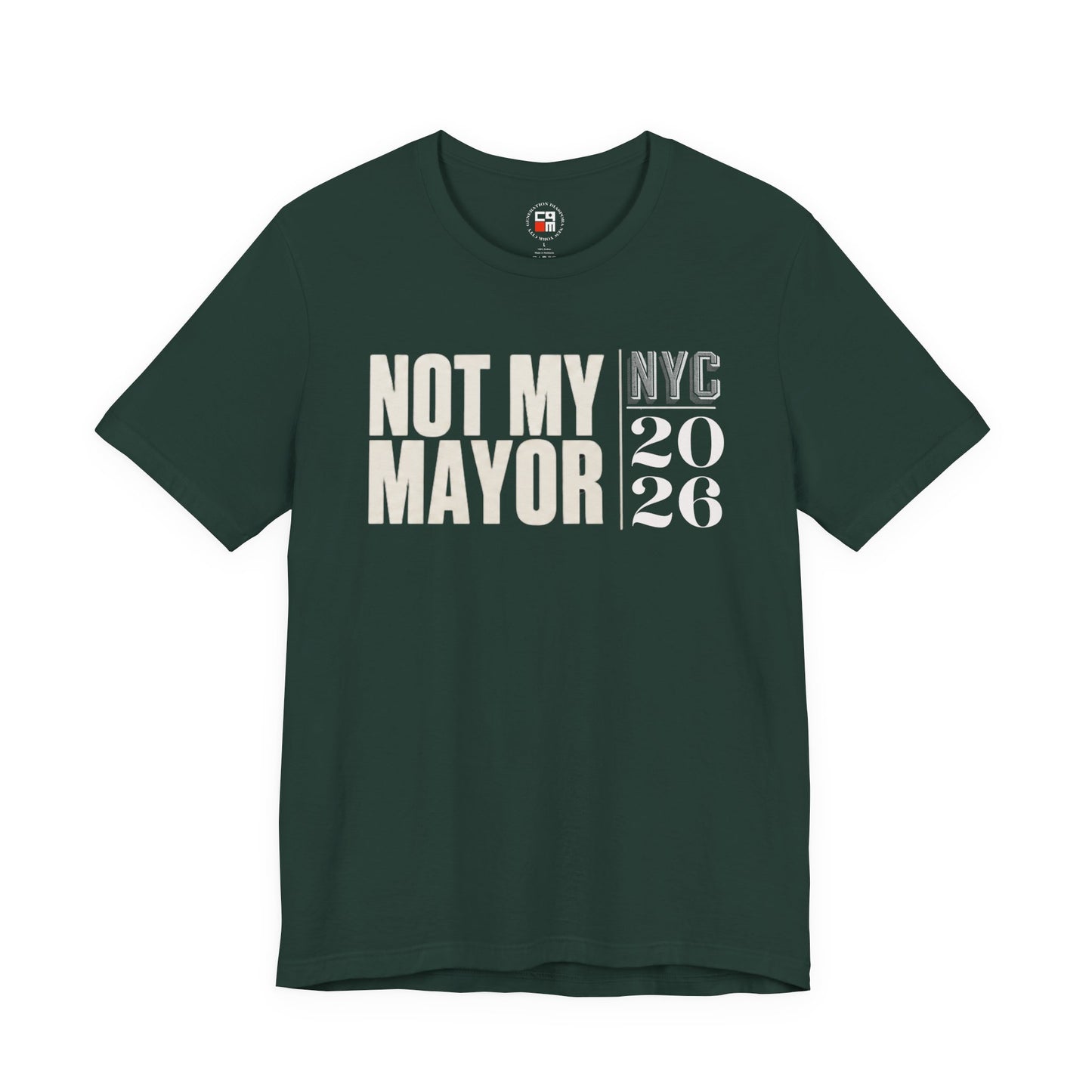 NOT MY MAYOR NYC Unisex Jersey Short Sleeve Tee