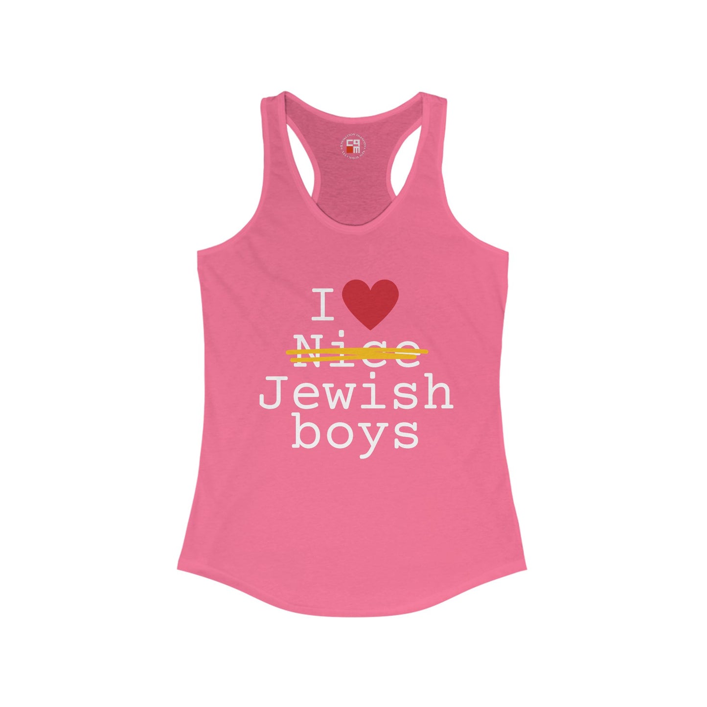 I Heart Jewish Boys Women's Racerback Tank