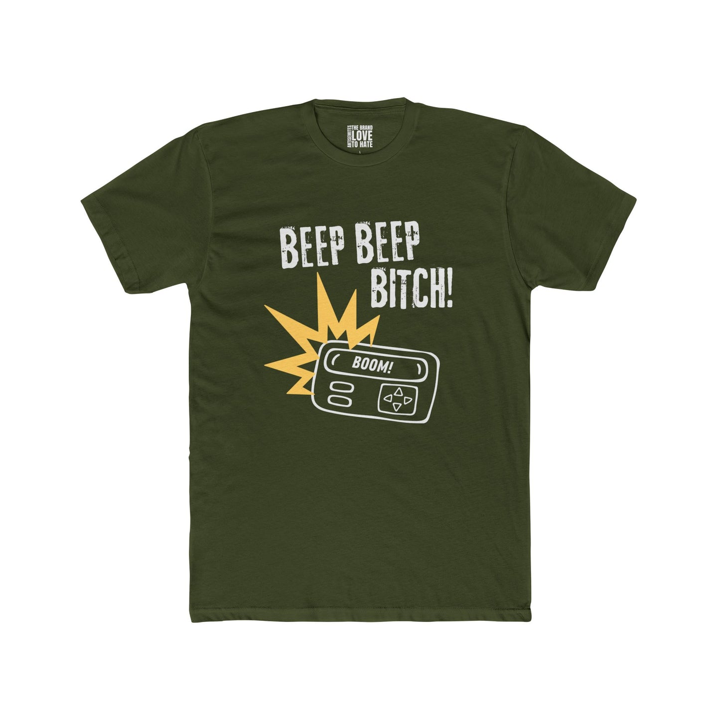 Beep Beep Bitch Cotton Crew Tee