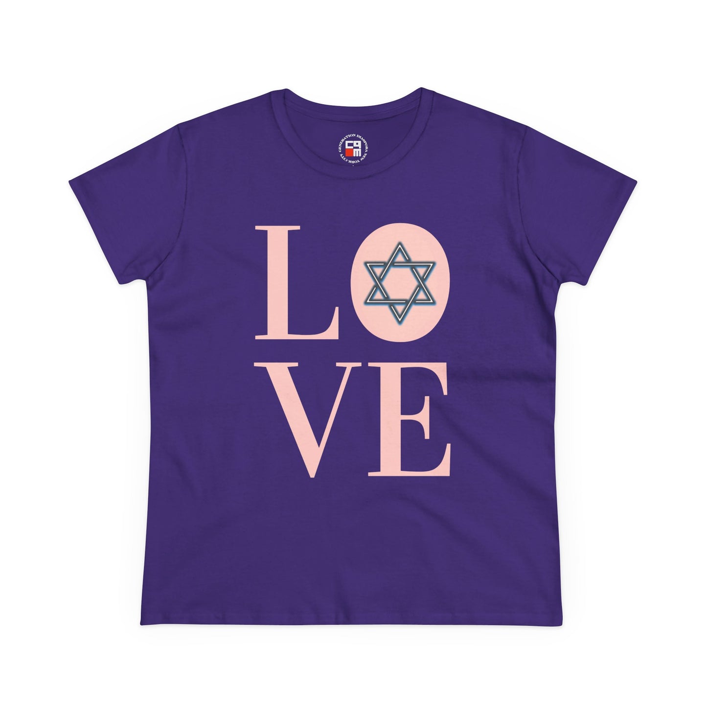 LOVE Women's Midweight Cotton Tee