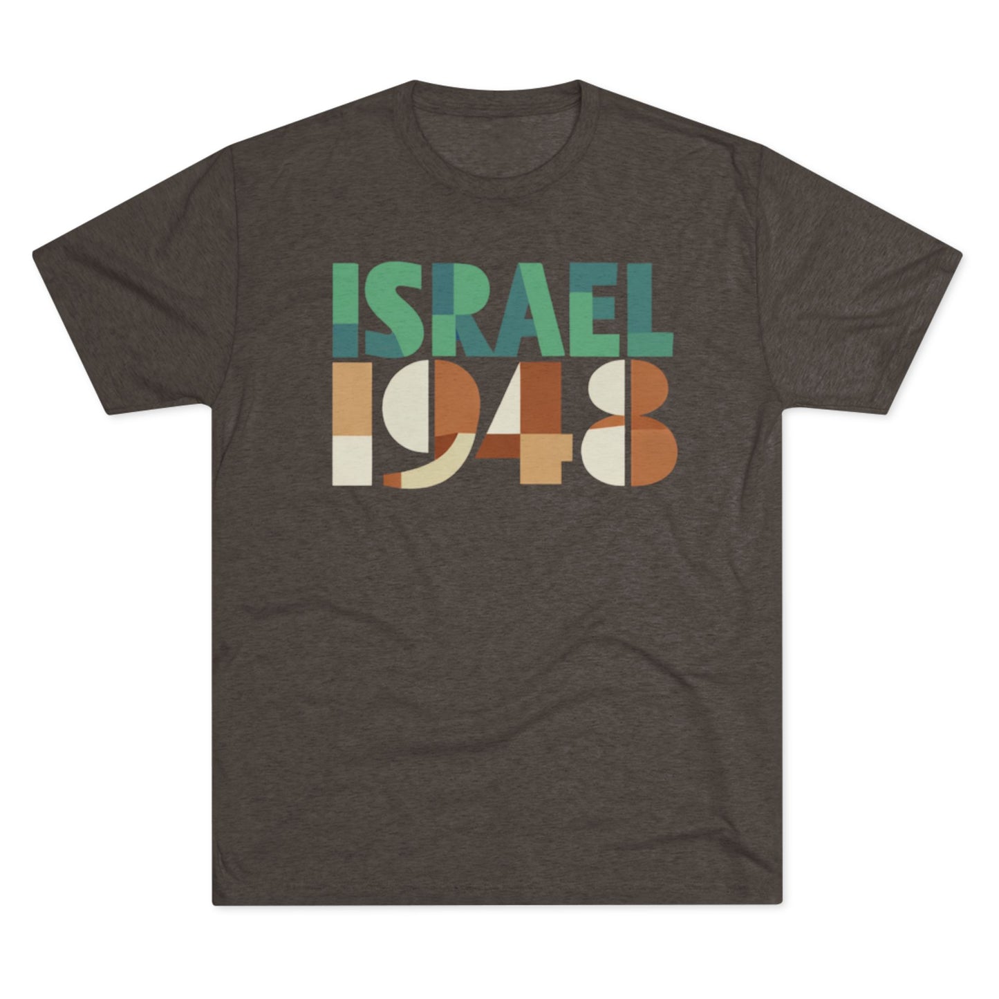 Israel 1948 Unisex Tri-Blend Crew Tee