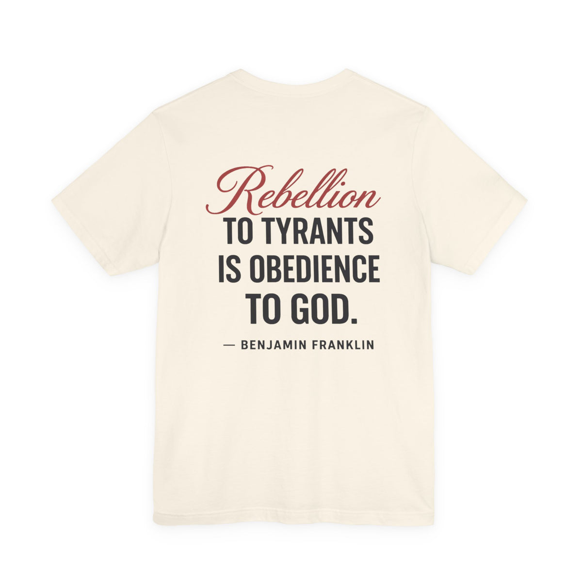 REBEL 1776 Unisex Jersey Short Sleeve Tee