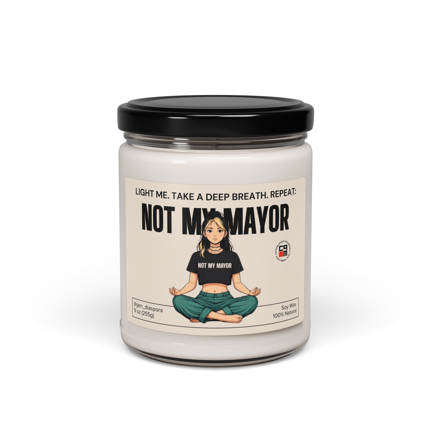 Not My Mayor Scented Soy Candle, 9oz