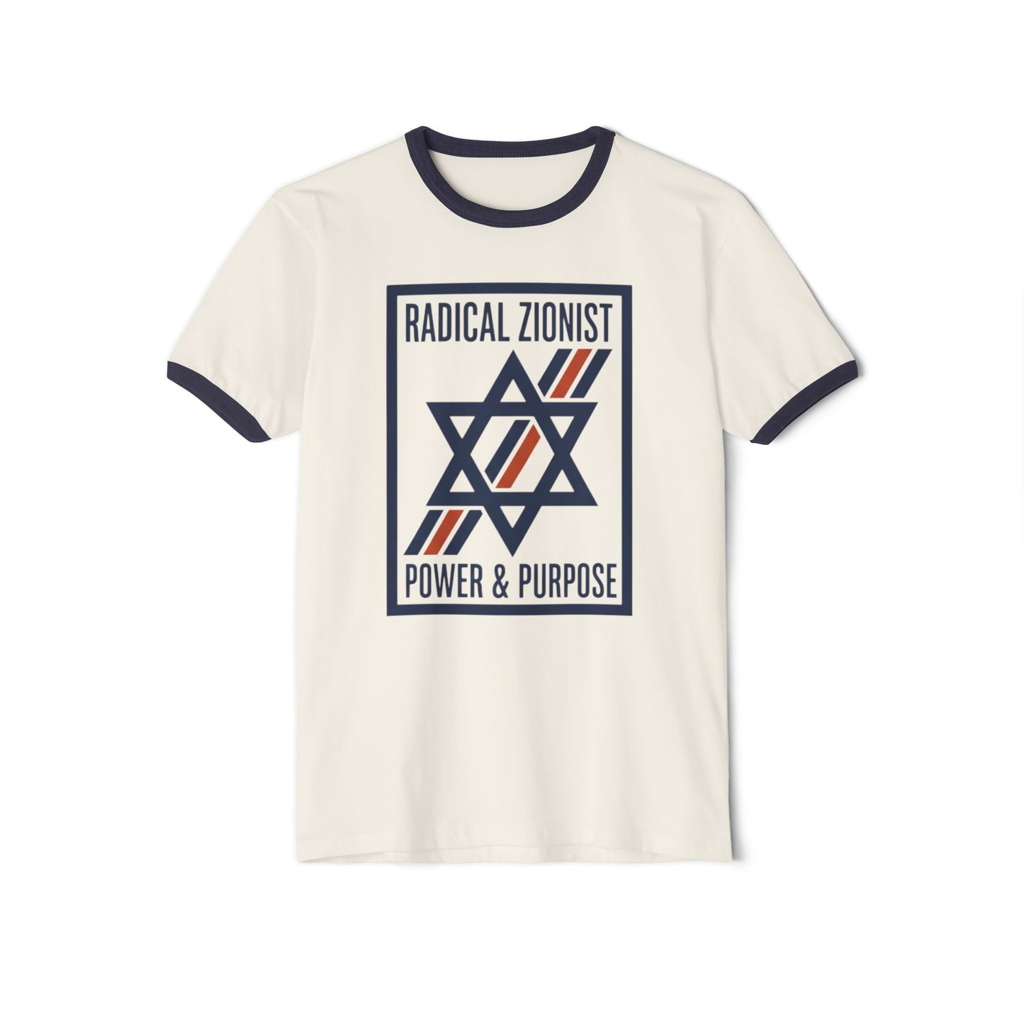 Radical Zionist Unisex Cotton Ringer T-Shirt