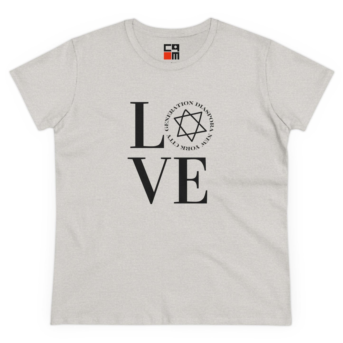 LOVE - Women's Midweight Cotton Tee