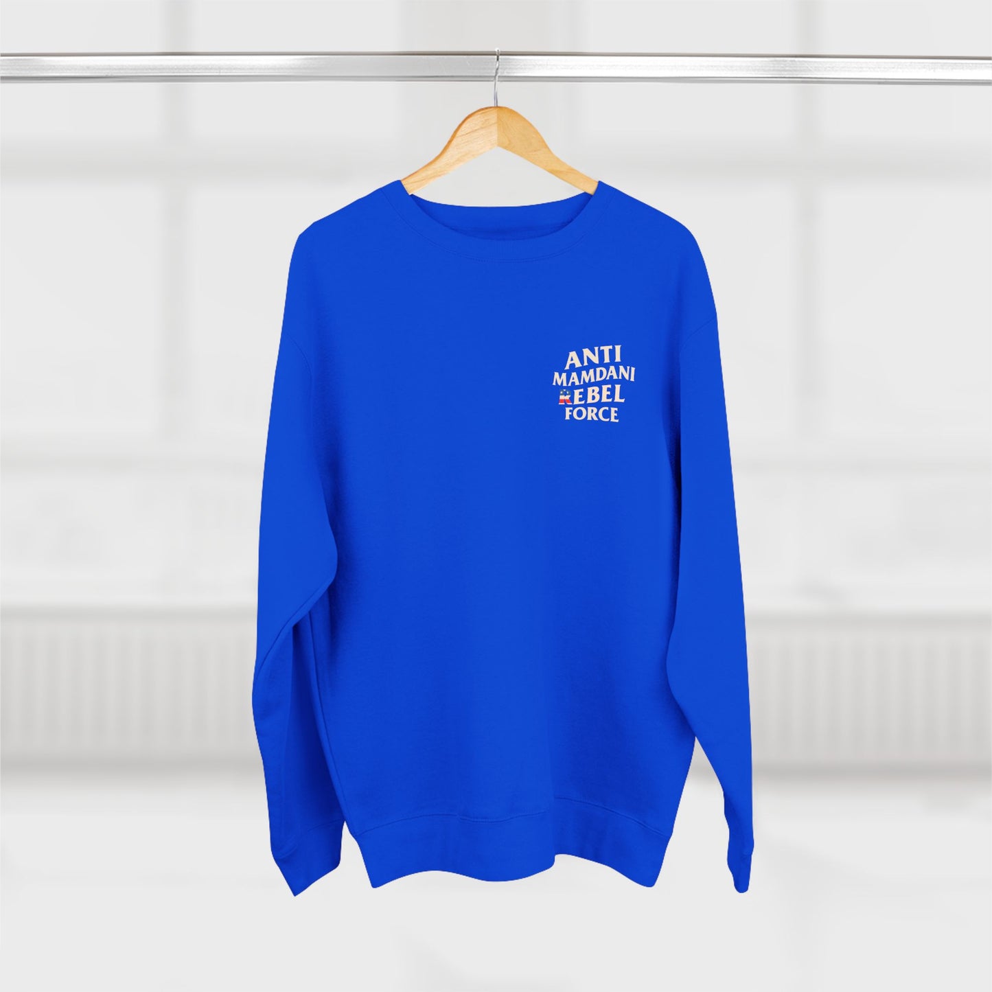 Anti Mamdani Rebel Force Unisex Crewneck Sweatshirt