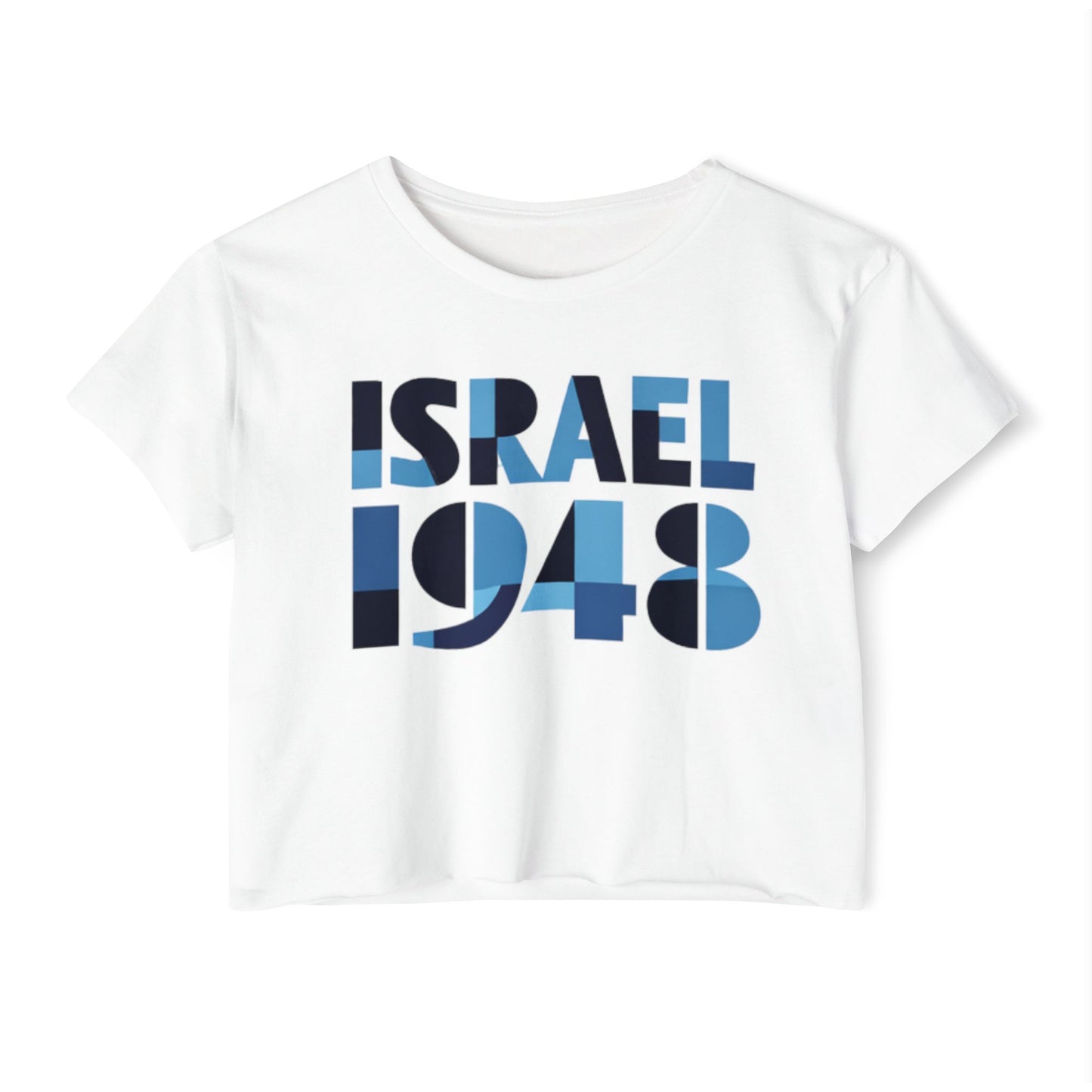 Israel 1948 Women's Festival Crop Top