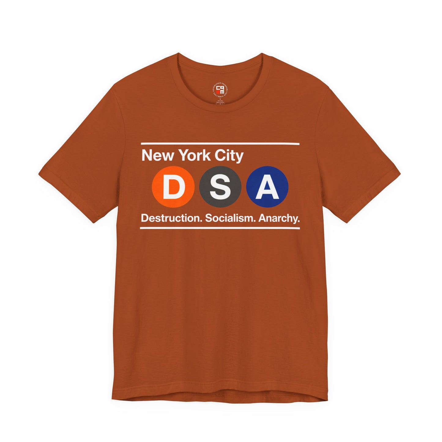 DSA NYC Unisex Jersey Short Sleeve Tee