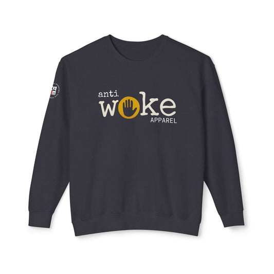 Anti WOKE Unisex Lightweight Crewneck Sweatshirt