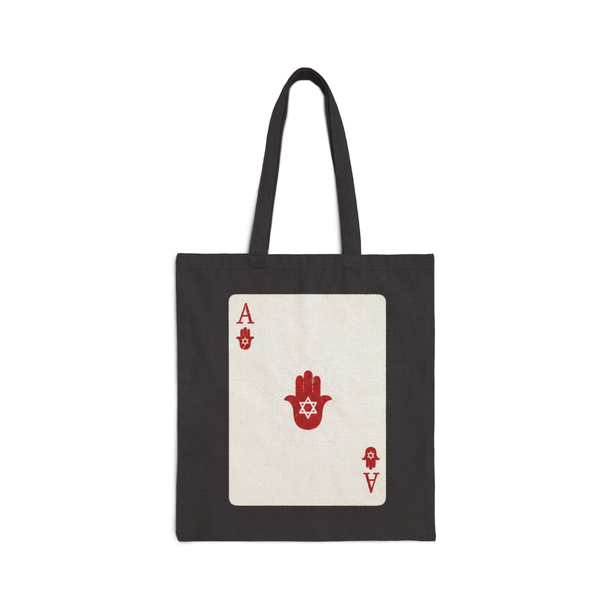 The Lucky Hand Tote Cotton Canvas Tote Bag