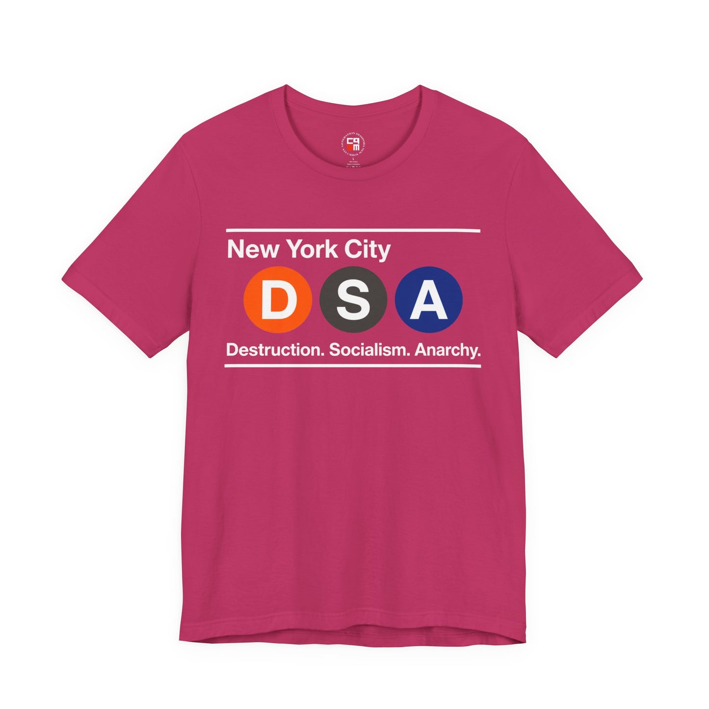 DSA NYC Unisex Jersey Short Sleeve Tee