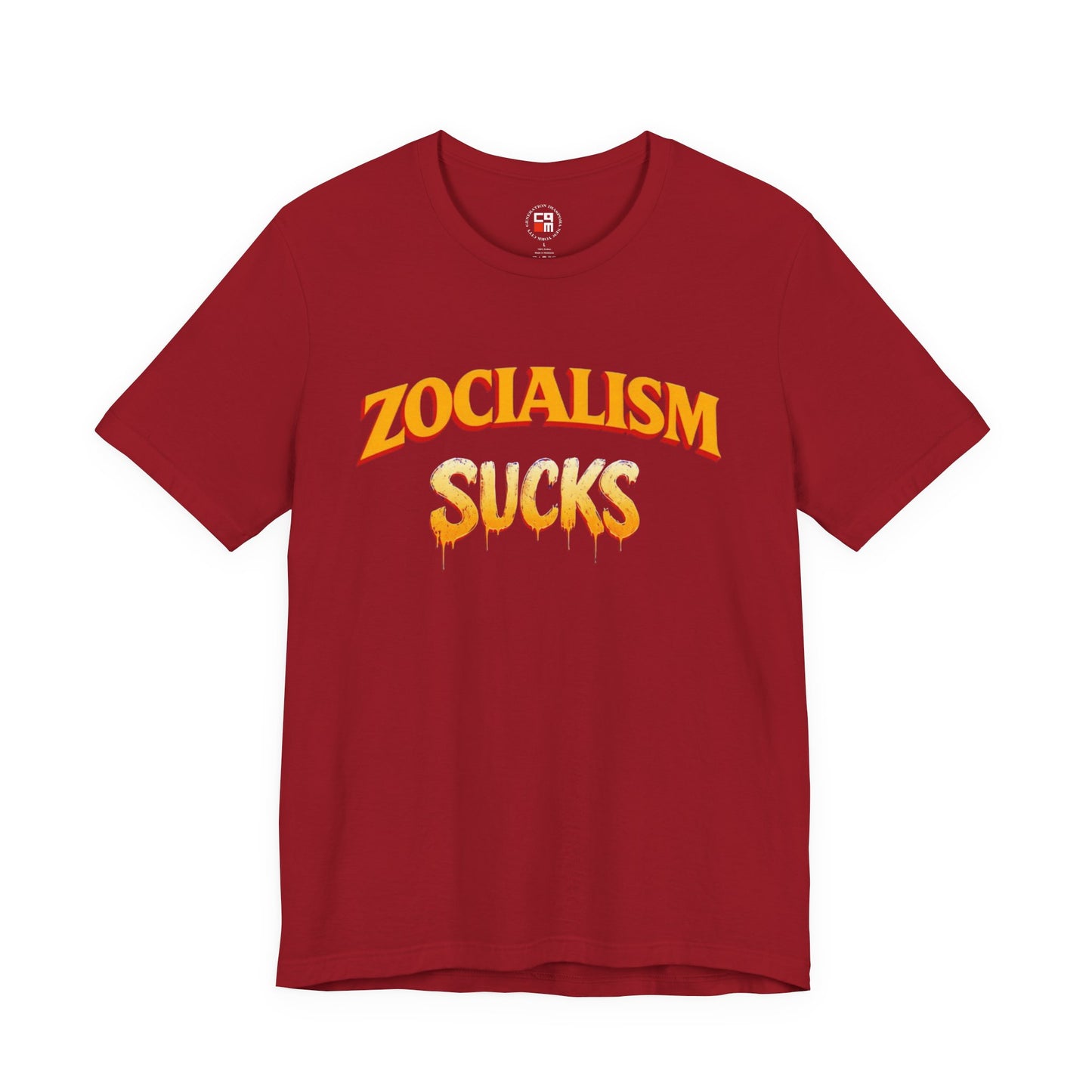 Zocialism Sucks Unisex Jersey Short Sleeve Tee