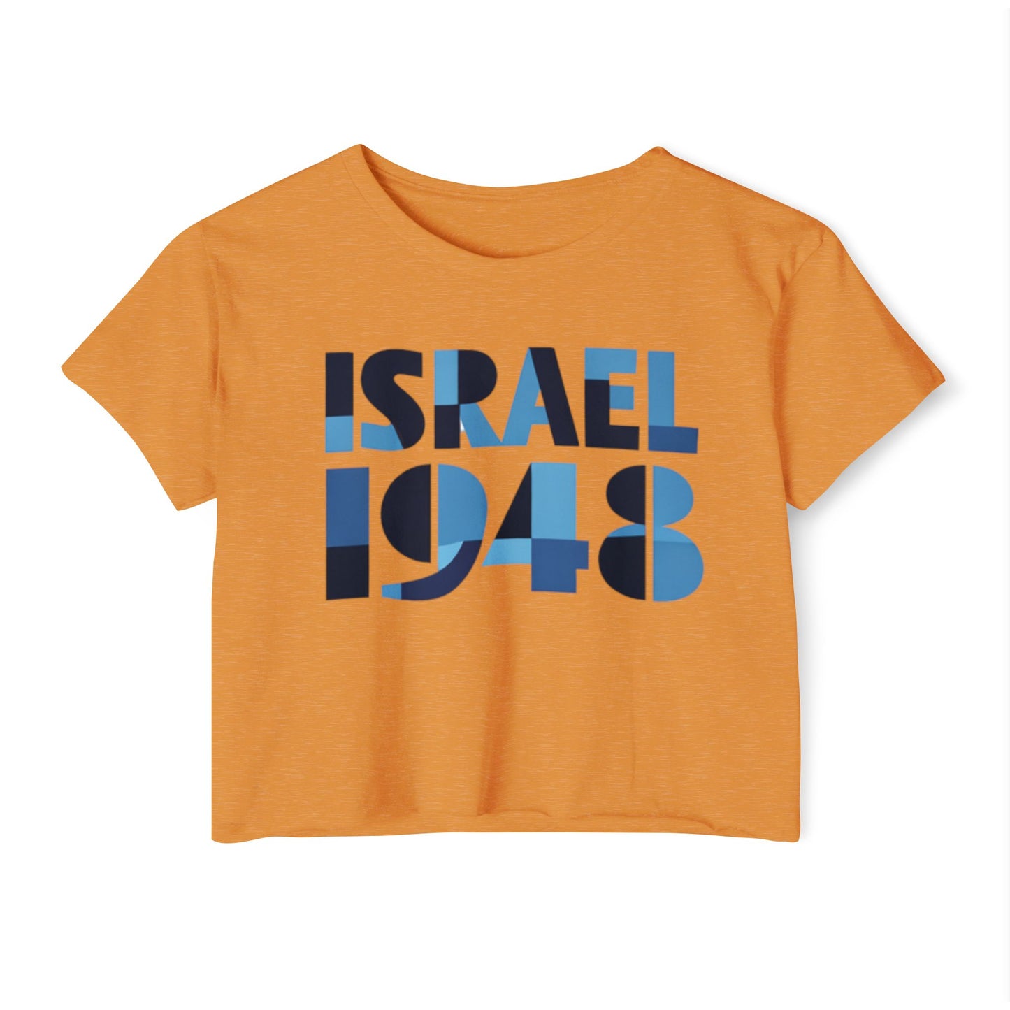 Israel 1948 Women's Festival Crop Top