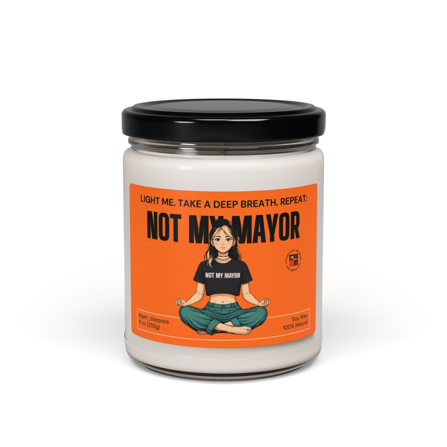 Not My Mayor Scented Soy Candle, 9oz