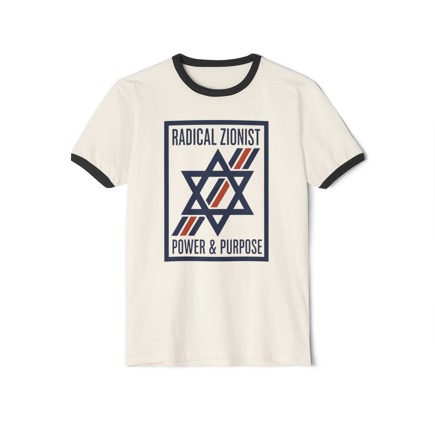 Radical Zionist Unisex Cotton Ringer T-Shirt
