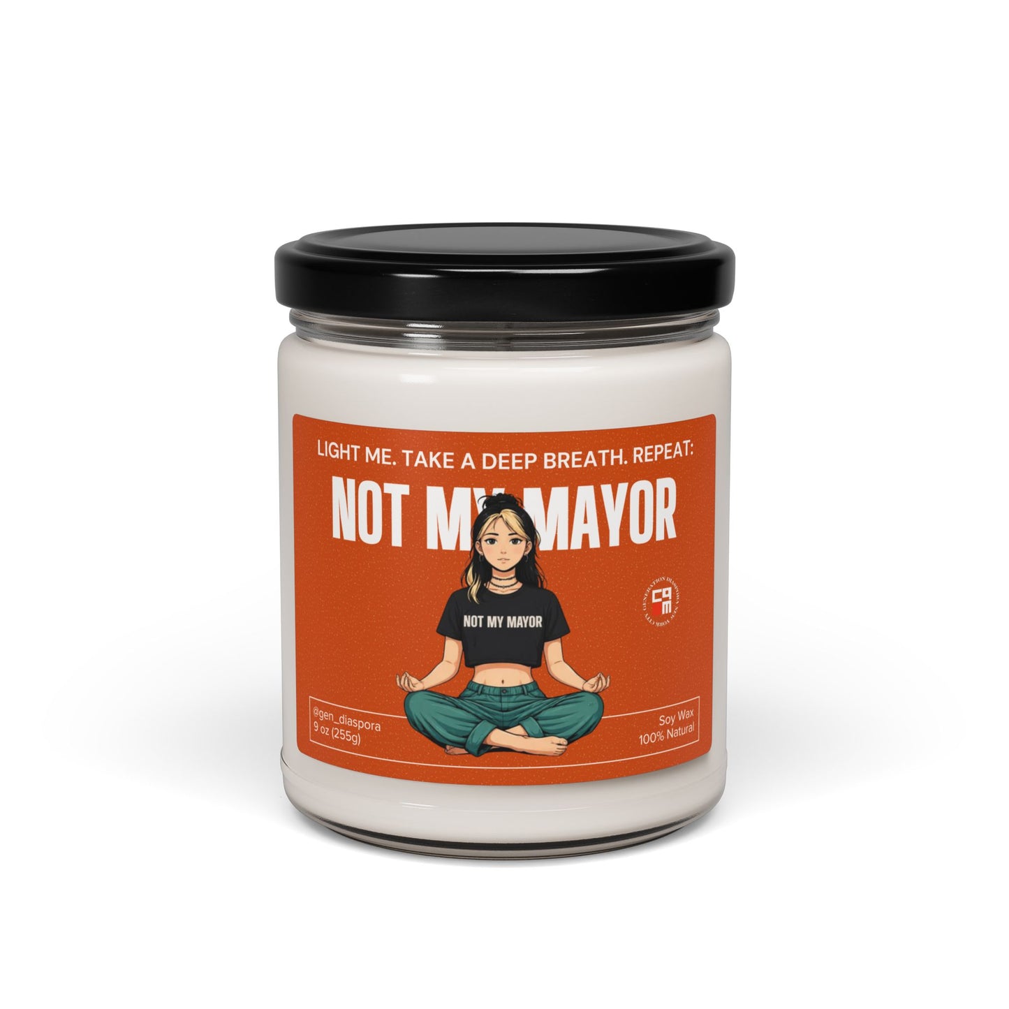 Not My Mayor Scented Soy Candle, 9oz